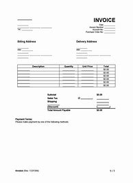 Image result for Letter Invoice Template Free