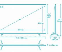 Image result for Samsung 82 Inch TV Dimensions