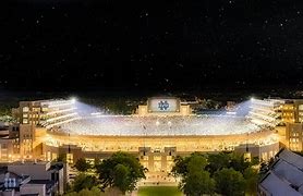 Image result for Notre Dame Stadium at Night 4K