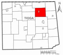 Image result for Tioga County PA Map