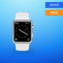 Image result for Apple I Watch Template Digital Clock