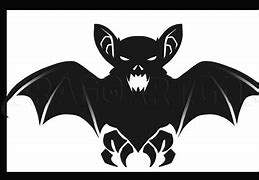 Image result for Halloween Bat Drawing Easy