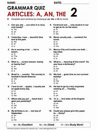 Image result for Grammar Worksheets with Answers PDF