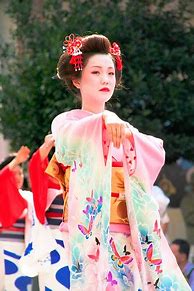 Image result for Actress in Japanese Kimono