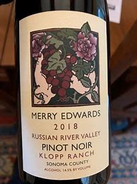 Image result for Merry Edwards Pinot Noir Klopp Ranch
