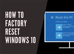 Image result for Reset Factory Screen Settings