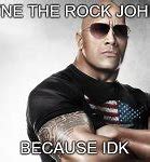 Image result for Dwayne The Rock Johnson Meme MTG