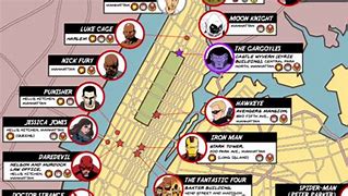 Image result for Marvel New York Map