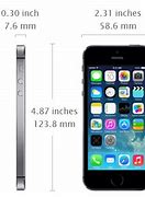Image result for iPhone 5S Phone Size