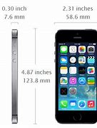 Image result for iPhone 5S Size