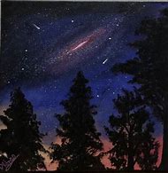 Image result for Ancient Painting with Night Sky