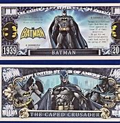 Image result for Batman 50 Dollar Bill