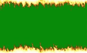 Image result for Greenscreen Border Flame