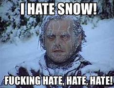 Image result for Running in Snow Meme