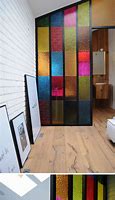 Image result for Colored Glass Wall