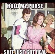 Image result for Lady with Purse Meme