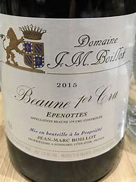 Image result for J M Boillot Beaune Epenottes