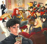 Image result for Bat Family After Alfred's Died Sitting around the Table