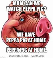 Image result for Chicken Little Pig Meme