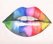 Image result for Lips Drawing Pencil