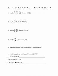 Image result for 7th Grade Math Test