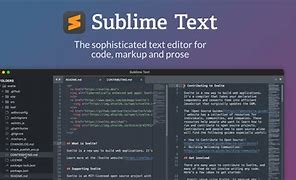 Image result for Sublime Text Interface