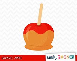 Image result for Caramel Dipped Apple Clip Art