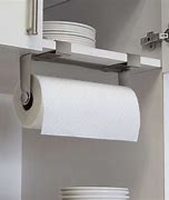 Image result for Paper Towel Holder Inside Cabinet