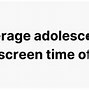Image result for Screen Time Screenshots Average