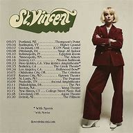 Image result for St. Vincent announces tour