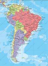 Image result for World Map South America