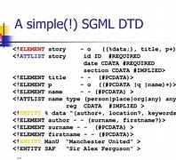 Image result for SGML