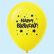 Image result for Happy Birthday Yellow Balloons