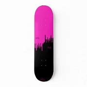 Image result for Pink and Black Skateboard