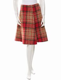 Image result for Wool Plaid Skirt