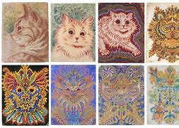 Image result for Trippy Cat Art