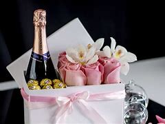 Image result for Flowers and Champagne Gifts