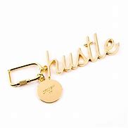 Image result for Gold Metal Clip Paracord Keychain