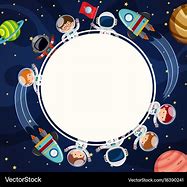 Image result for Space-Themed Frame Horizontal