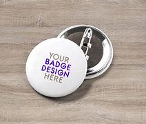 Image result for Button Pin Badge