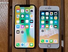 Image result for iPhone X Compared to iPhone 8 Plus