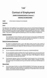 Image result for Employee Contract Letter