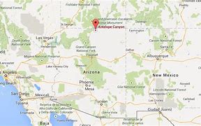 Image result for Antelope Canyon AZ Map