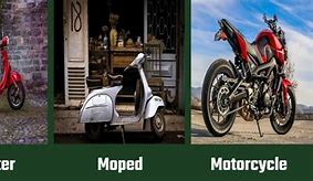 Image result for Moped vs Scooter
