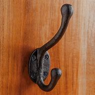 Image result for Double Coat Hook Iron