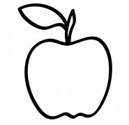 Image result for Red Apple Coloring Page