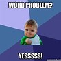 Image result for My Word Meme