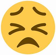 Image result for Persevering Face Emoji