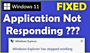 Image result for Not Responding Windows 11