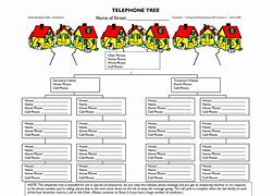 Image result for Phone Tree Template Free